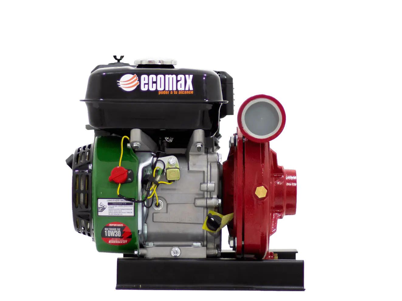 Motobomba Alta Presión Ecomax ME200-2HY-R Motor 6.5HP 70m 520LPM 2x2 - Foto 2 | aztools.co