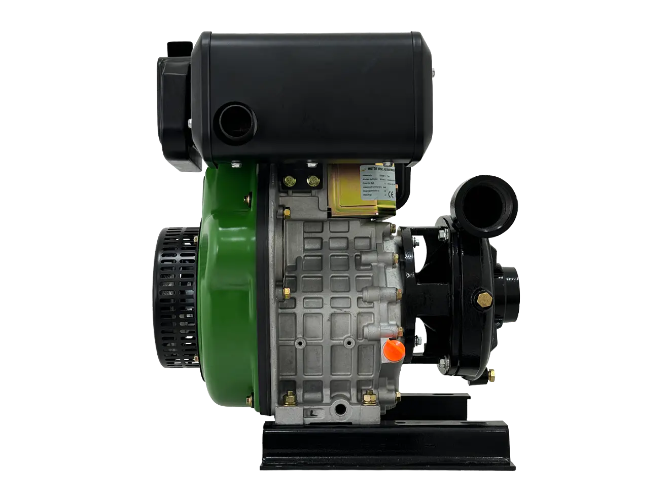 Motobomba Alta Presión Diésel Ecomax MBD20H-L Motor 10HP 70m 520LPM 2x2 - Foto 4 | aztools.co