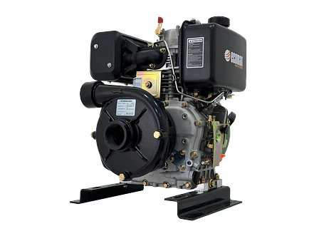 Motobomba Alta Presión Diésel Ecomax MBD20H-L Motor 10HP 70m 520LPM 2x2 - Foto 5 | aztools.co