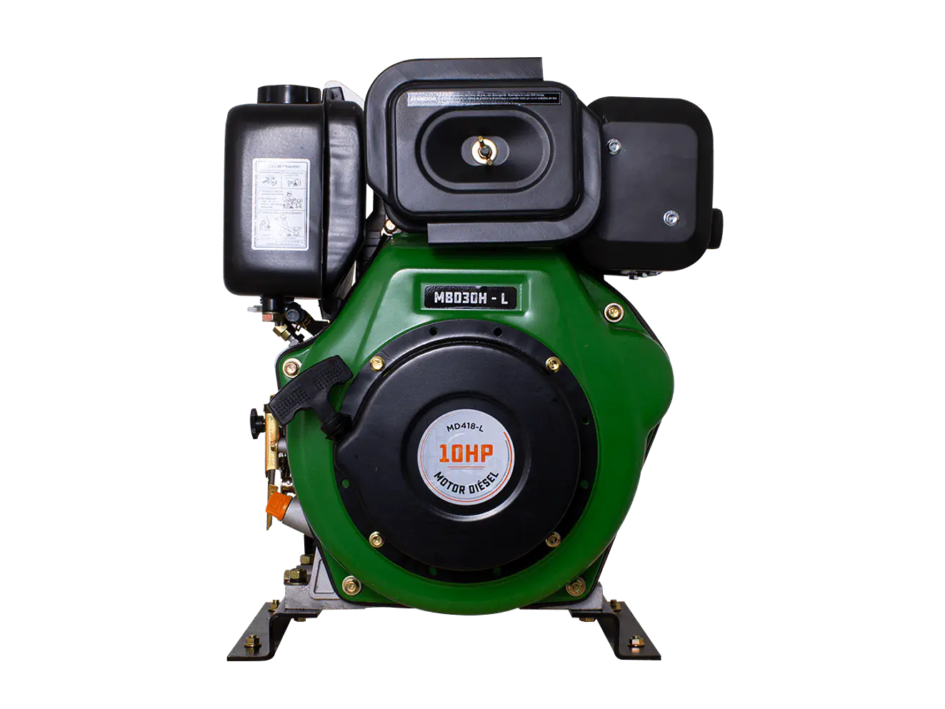 Motobomba Alta Presión Diésel Ecomax MBD30H-L Motor 10HP 75m 820LPM 3x3 - Foto 1 | aztools.co