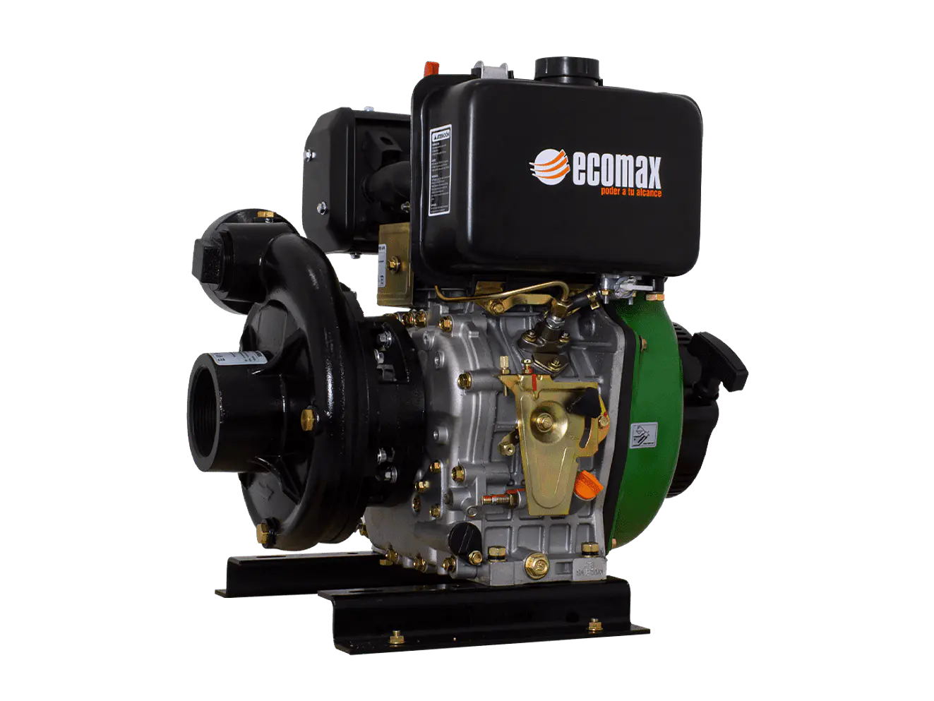 Motobomba Alta Presión Diésel Ecomax MBD30H-L Motor 10HP 75m 820LPM 3x3 - Foto 5 | aztools.co