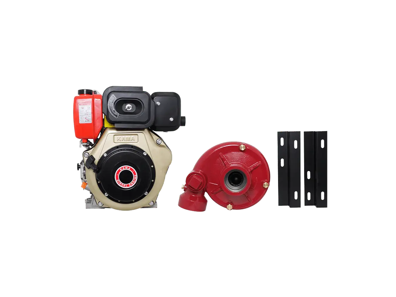 Motobomba Alta Presión Diésel Kama BDK1863HYR Desensamblada 10HP 80m 950LPM - Foto 1 | aztools.co