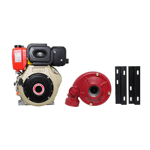 Motobomba Alta Presión Diésel Kama BDK1863HYR Desensamblada 10HP 80m 950LPM