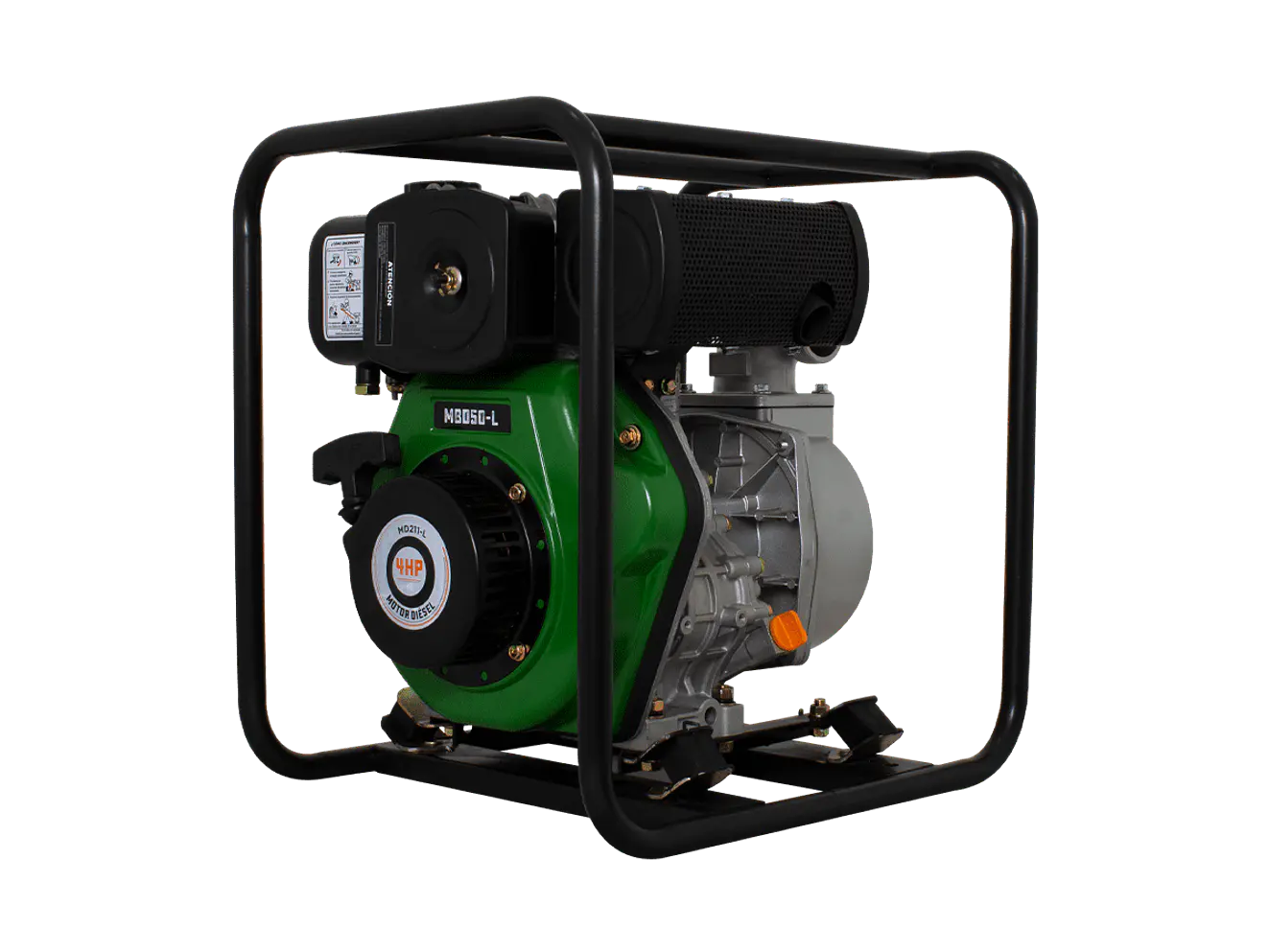 Motobomba Caudal Autocebante Diésel Ecomax MBD50-L Motor 4HP 600LPM 2x2 - Foto 1 | aztools.co