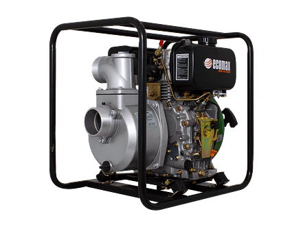 Motobomba Caudal Autocebante Diésel Ecomax MBD80-L Motor 6HP 1000LPM 3x3 - Foto 4 | aztools.co