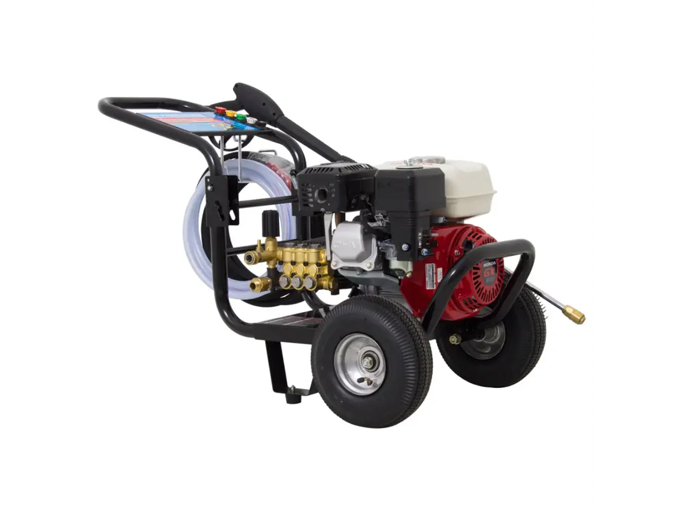 Hidrolavadora Gasolina Enermax 3WZ-3000A Motor Honda GX200 6.5HP 2300PSI 12.6LPM - Foto 1 | aztools.co