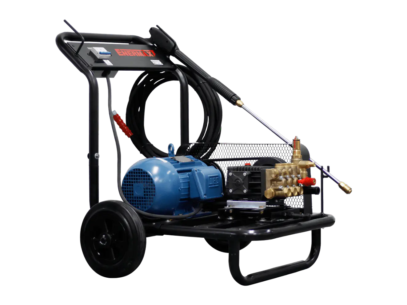 Hidrolavadora Eléctrica Trifásica Enermax W953-5ET-W 5HP Interpump 2500PSI 220V/440V - Foto 3 | aztools.co
