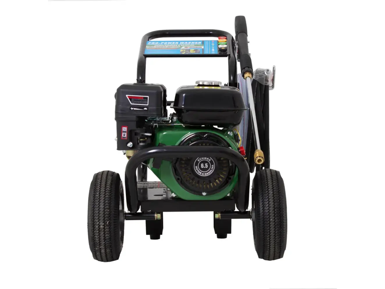 Hidrolavadora Gasolina Ecomax 3WZ-3000A Motor ME200 6.5HP 2300PSI 12.6LPM - Foto 4 | aztools.co