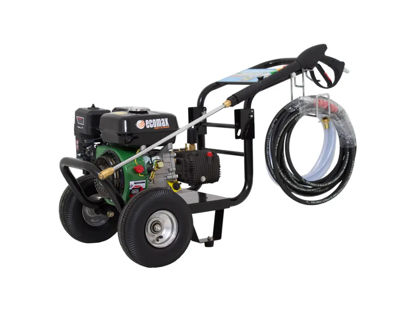 Hidrolavadora Gasolina Ecomax 3WZ-3000A Motor ME200 6.5HP 2300PSI 12.6LPM - Foto 3 | aztools.co