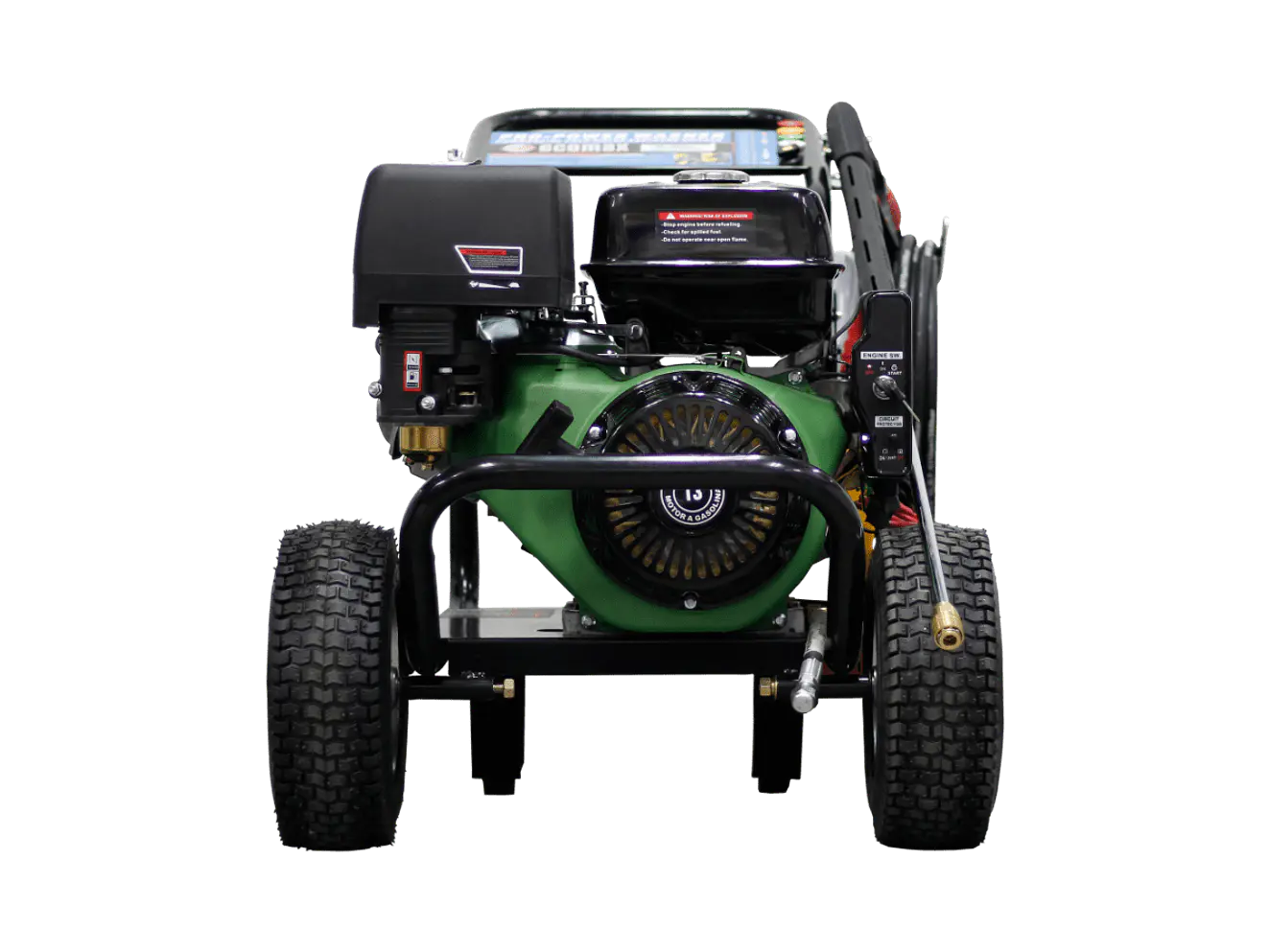 Hidrolavadora Gasolina Ecomax ME390E-3WZ-3600A Arranque Eléctrico 13HP 3600PSI 18.2LPM - Foto 3 | aztools.co