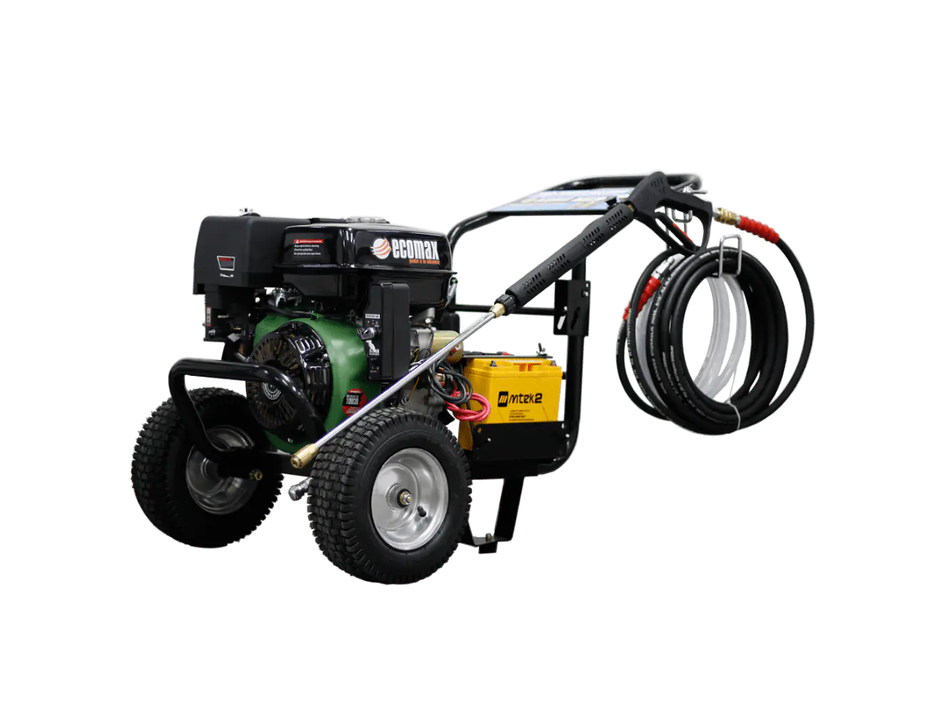 Hidrolavadora Gasolina Ecomax ME390E-3WZ-3600A Arranque Eléctrico 13HP 3600PSI 18.2LPM - Foto 4 | aztools.co