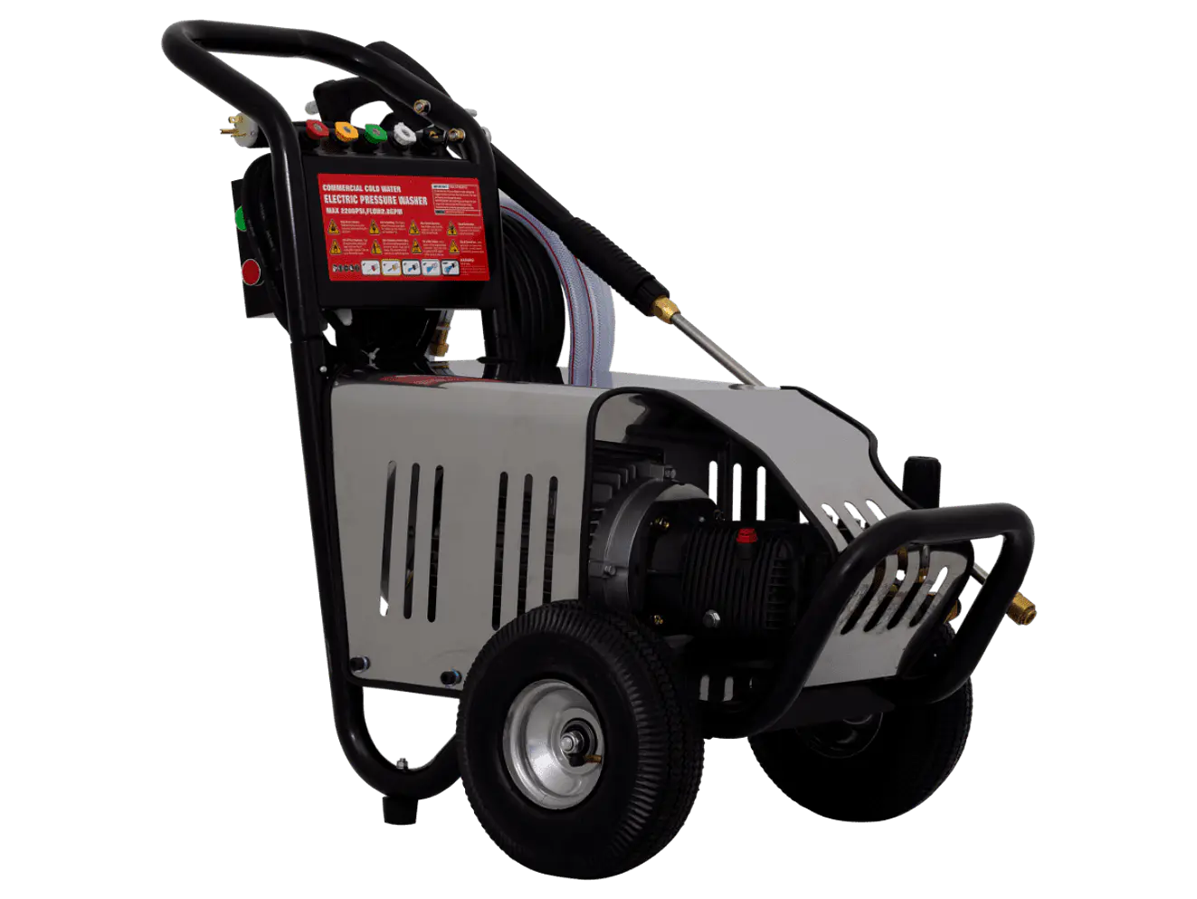 Hidrolavadora Eléctrica Monofásica Ecomax 3WZ-1522-3S2 4HP Danau 2200PSI 240V - Foto 1 | aztools.co