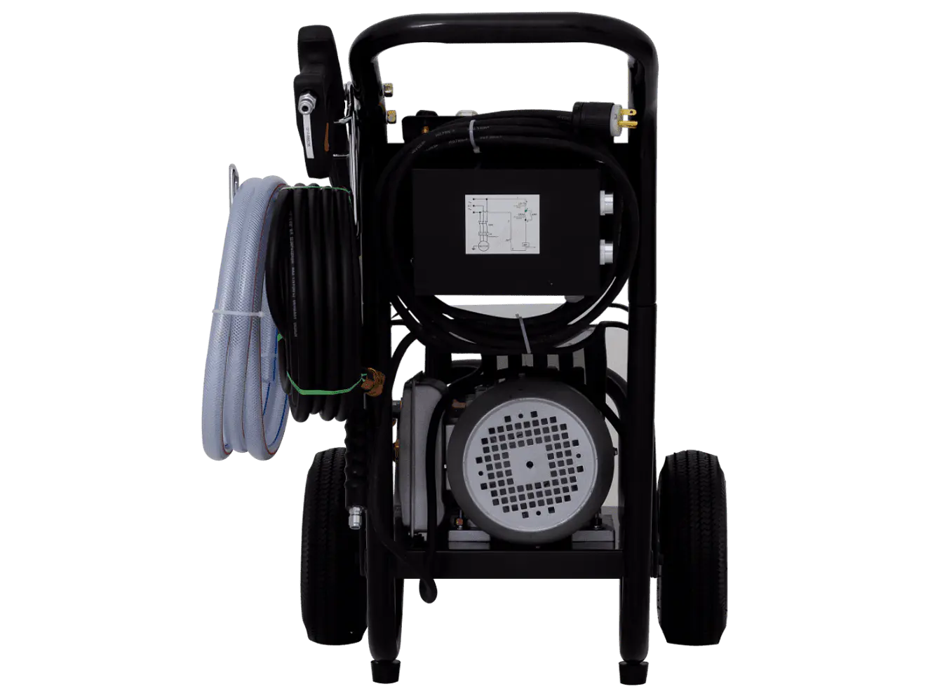 Hidrolavadora Eléctrica Monofásica Ecomax 3WZ-1522-3S2 4HP Danau 2200PSI 240V - Foto 4 | aztools.co