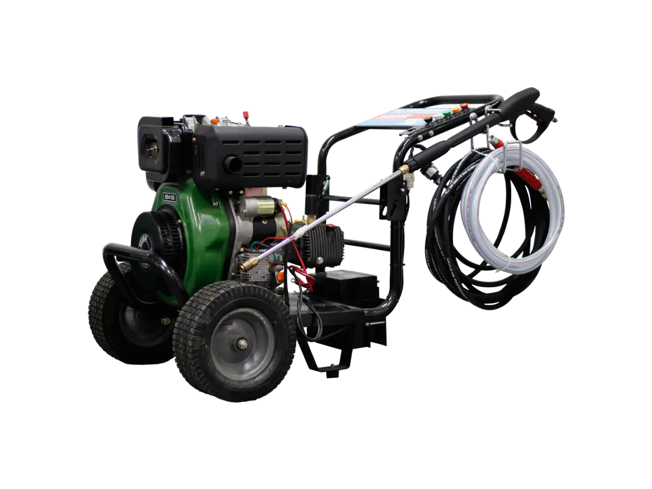 Hidrolavadora Diésel Ecomax MD418E-3WZ-3000D Arranque Eléctrico 10HP 3000PSI 12.9LPM - Foto 3 | aztools.co