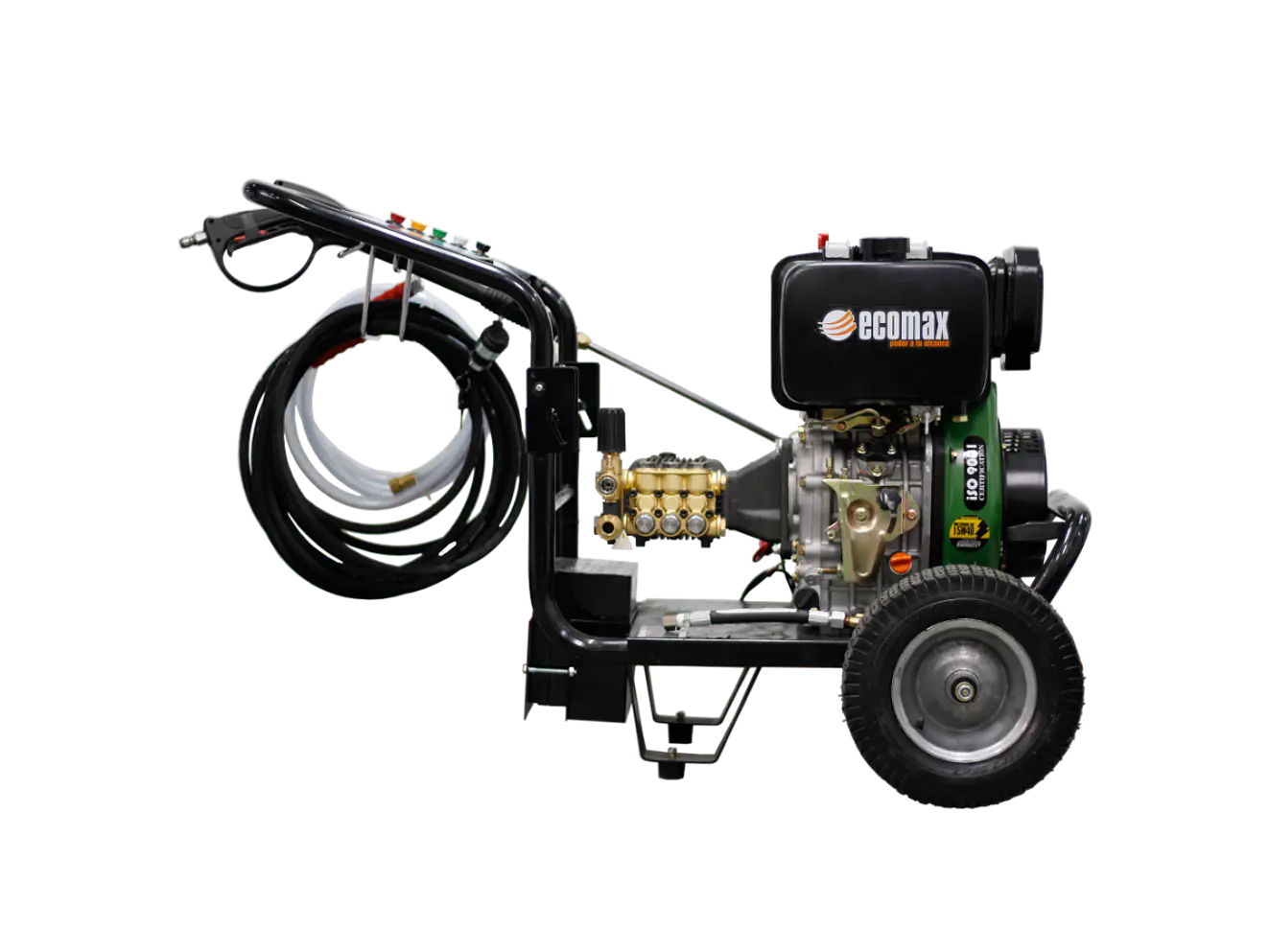 Hidrolavadora Diésel Ecomax MD418E-3WZ-3000D Arranque Eléctrico 10HP 3000PSI 12.9LPM - Foto 4 | aztools.co