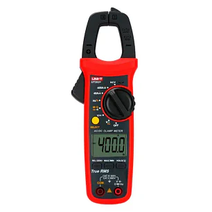 Pinza Amperimétrica Digital Uni-T UT203+ True RMS (400A AC/DC - 600V AC/DC - Pantalla Retroiluminada)