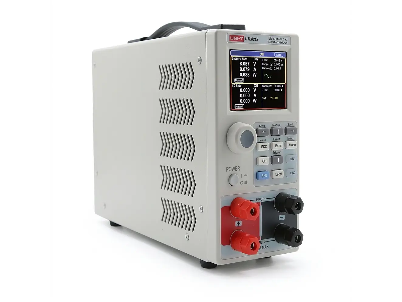 Carga Eléctrica DC 2 Canales UNI-T UTL8212 - Foto 1 | aztools.co