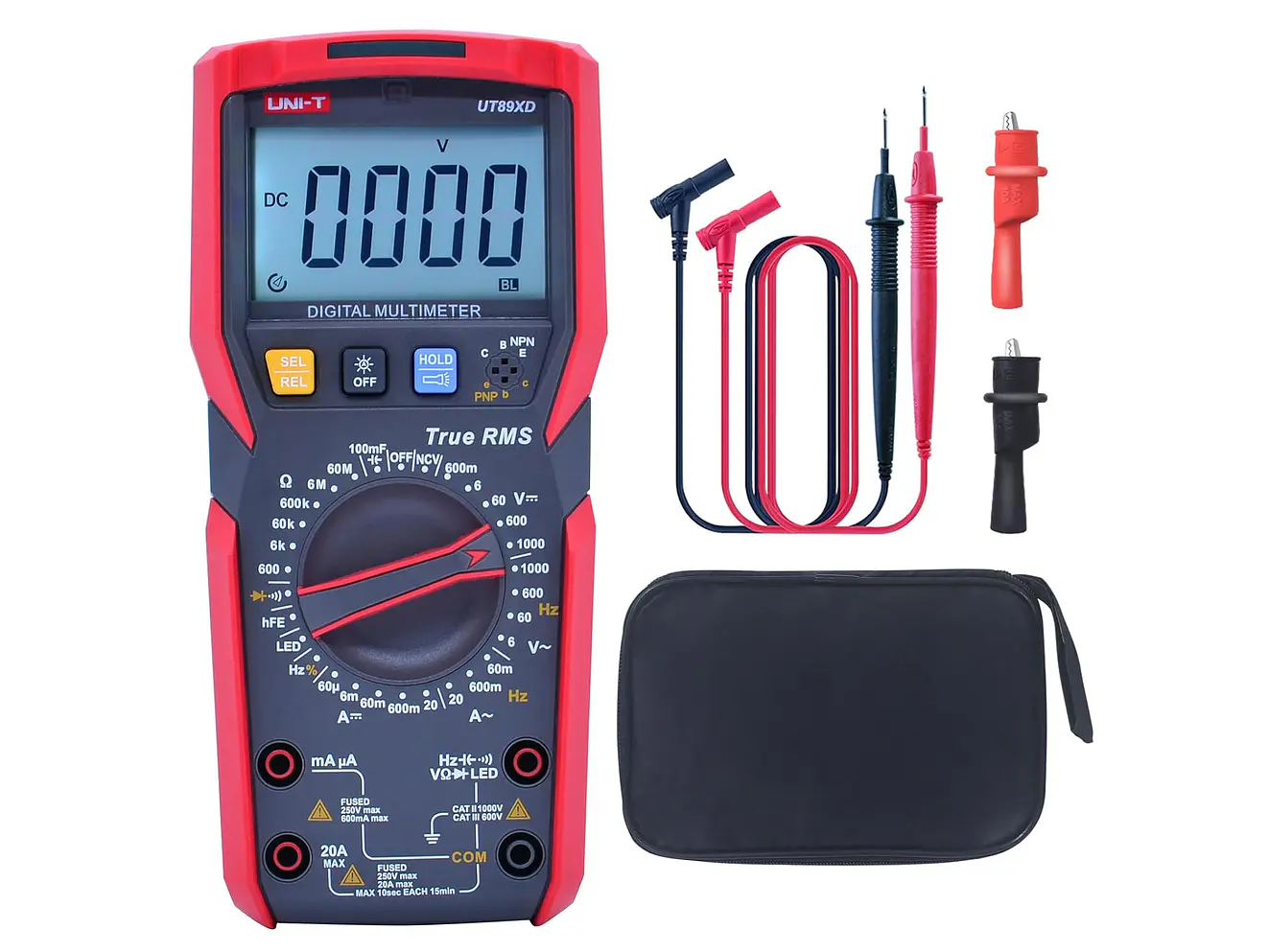 Multímetro Digital UNI-T UT89XD - Foto 4 | aztools.co