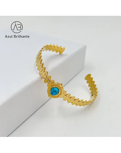 Bangle de Pedra- Aço