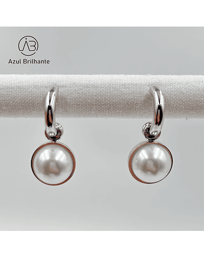 Brincos com Pérola