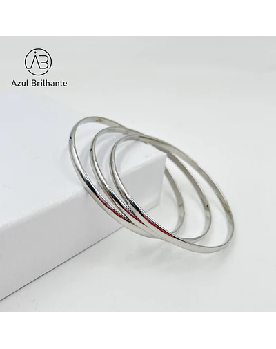 Bangle de 3  Liso