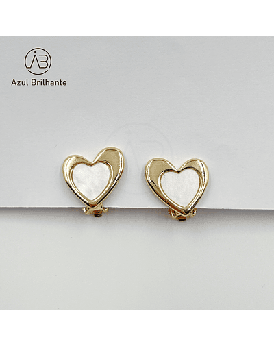 Brincos de Mola de Coração
