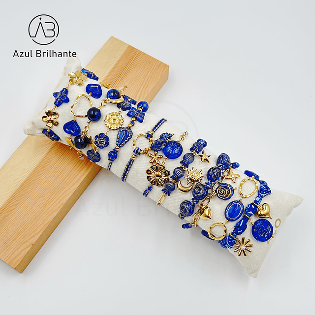 Pulseiras com Pingentes de Cores 3