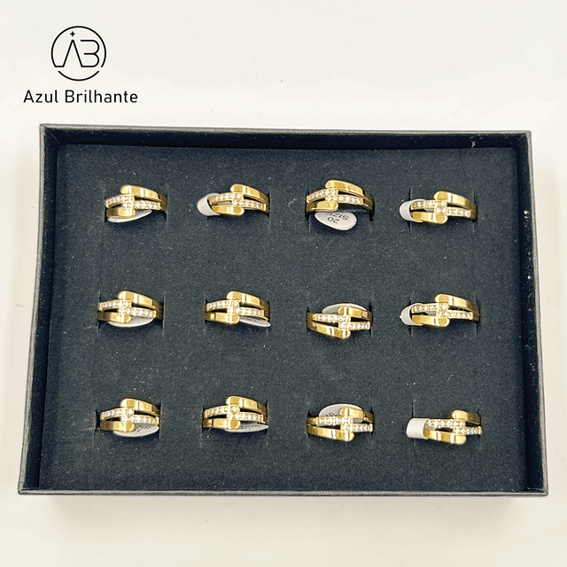 Aneis Assimétricas- Caixa de 12 Peças 2