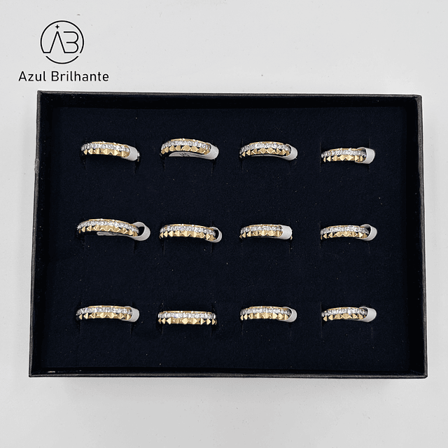 Aneis com Brilho- Caixa de 12 Peças 1