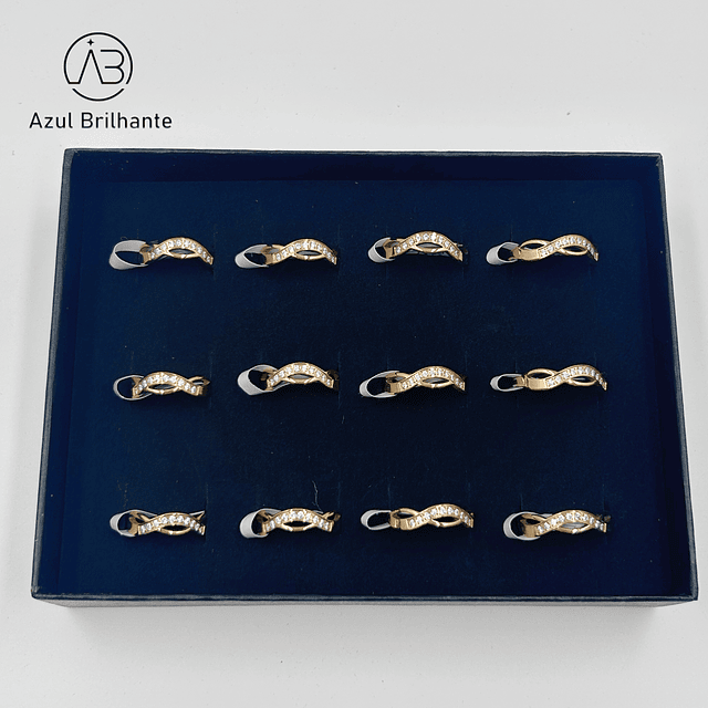 Aneis com Brilho- Caixa de 12 Peças 1