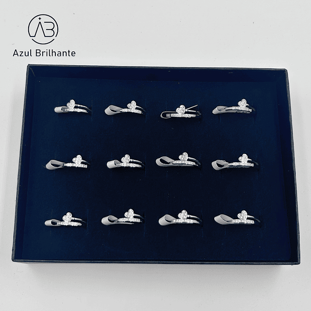 Aneis de Coração- Caixa de 12 Peças 2