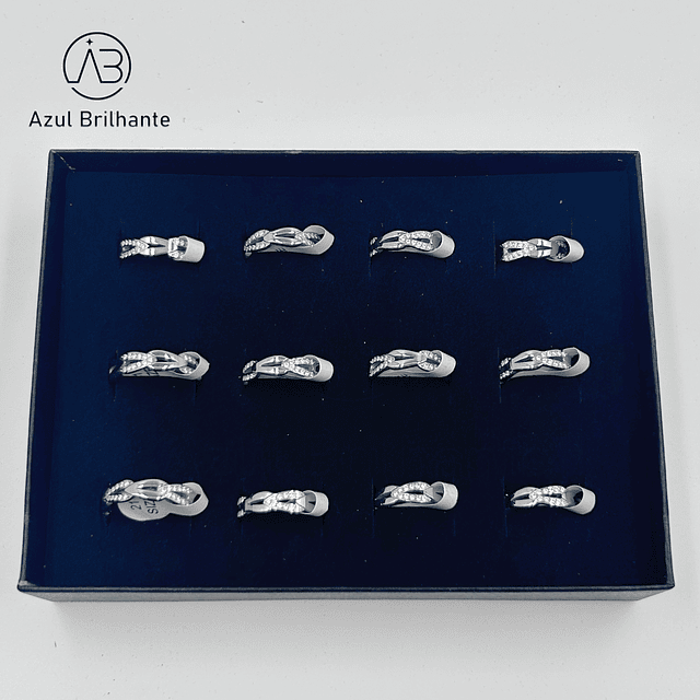 Aneis com Brilhos- Caixa de 12 Peças 2
