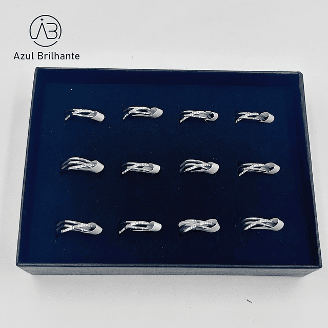 Aneis com Brilhos- Caixa de 12 Peças 2