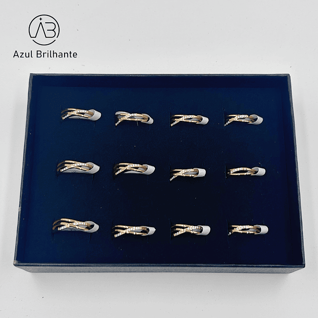 Aneis com Brilhos- Caixa de 12 Peças 1