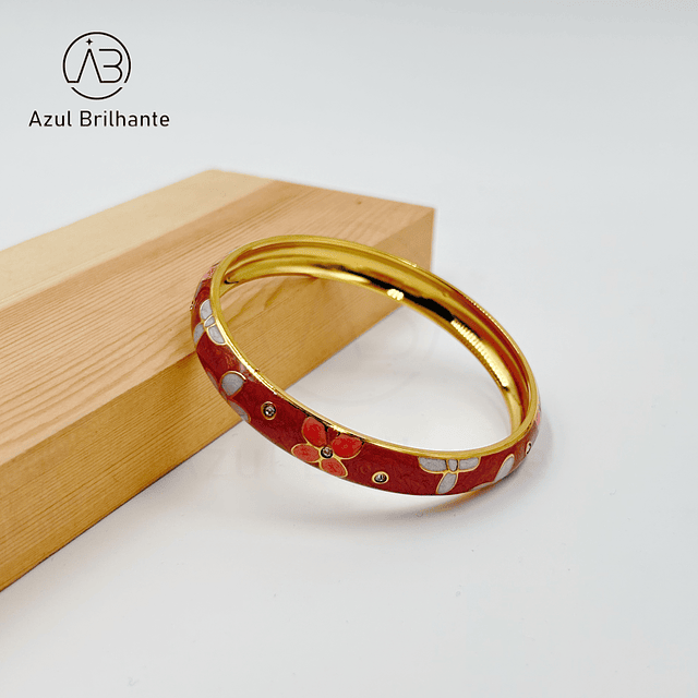 Bangle de Flores- Aço 1