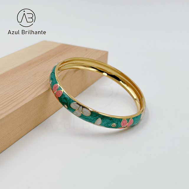 Bangle de Flores- Aço 2