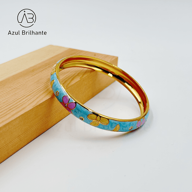 Bangle de Flores- Aço 3