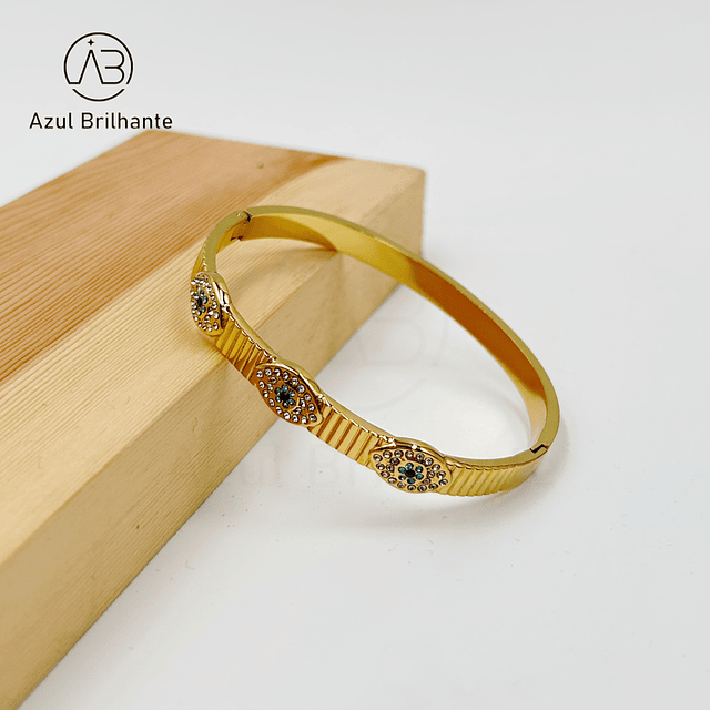 Bangle de Olhos- Aço 1
