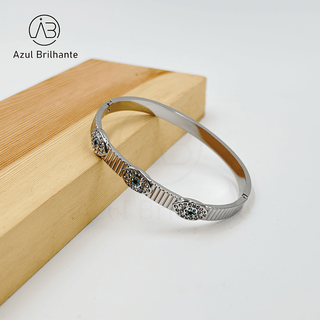 Bangle de Olhos- Aço 2