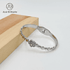 Bangle de Flores- Aço 2