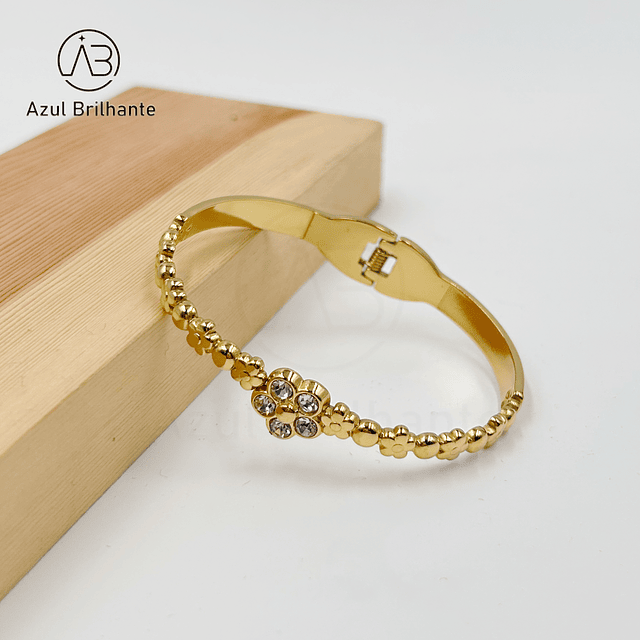 Bangle de Flores- Aço 1