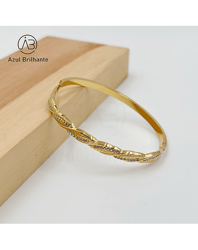 Bangle de Brilho- Aço