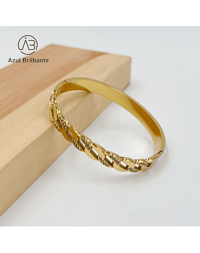 Bangle de Corrente- Aço