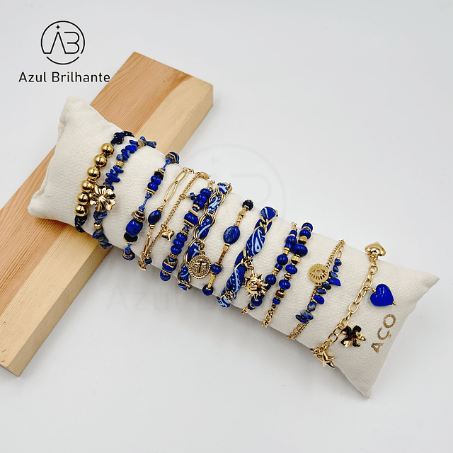 Pulseiras com Pingentes de Cores 3