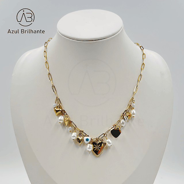 Colar de Corações