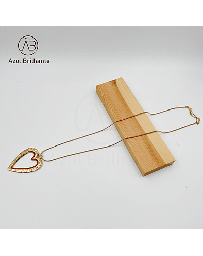 Colar Comprido de Coração