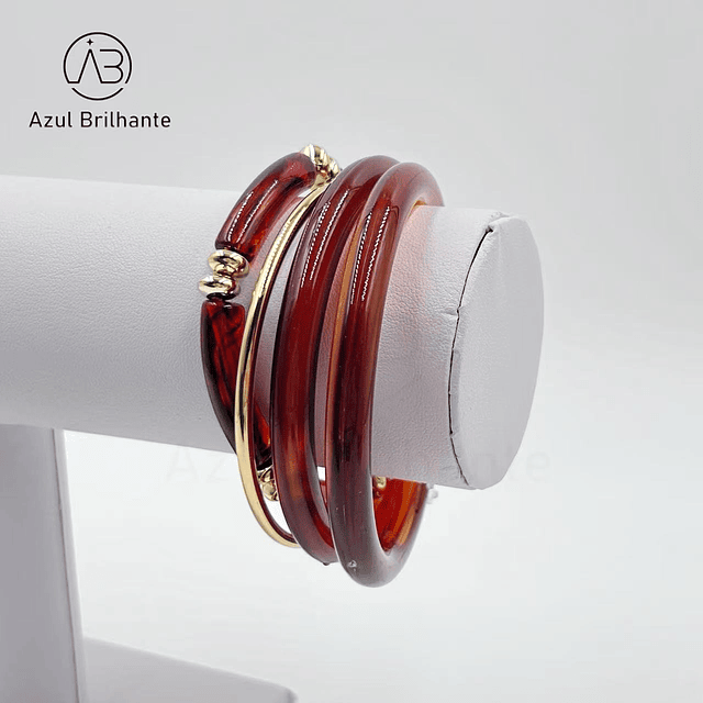 Conjunto de Pulseiras de Resina  3