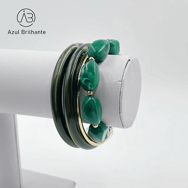 Conjunto de Pulseiras de Resina  2