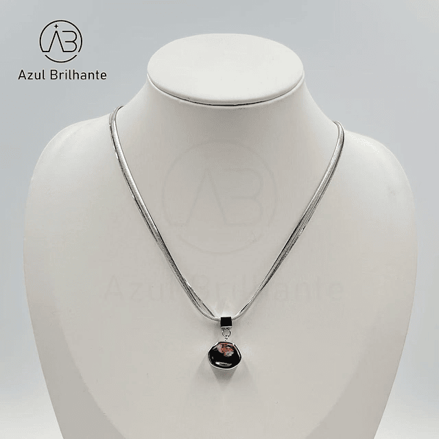 Colar com Pingente Redondo 2