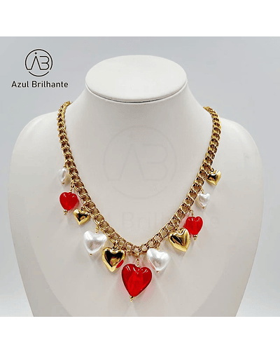 Colar de Corações